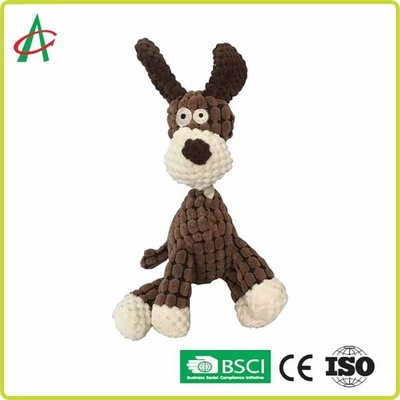 耐久ペット相互ピカピカのおもちゃのろば子犬および中型犬のためのPlushペットおもちゃ