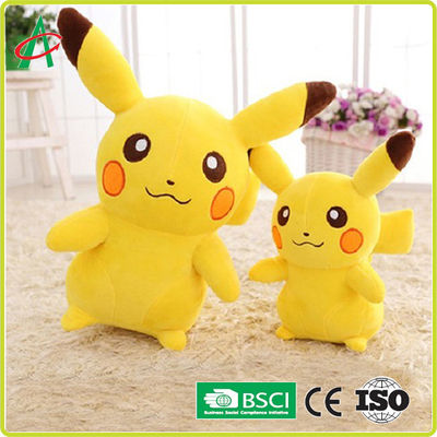 かわいい漫画のPikachuの人形のplushおもちゃのkabiの動物の枕人形