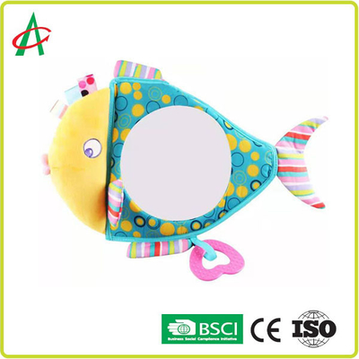 赤ん坊23.5x35cmの魚のためのBSCIのPlush本はミラーによって形づく