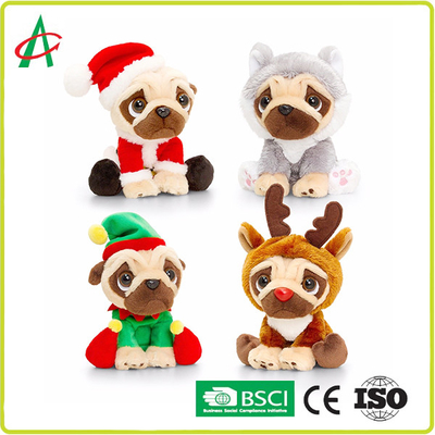 12インチの音楽的なPlushおもちゃ、多彩なOEMの歌うクリスマス犬