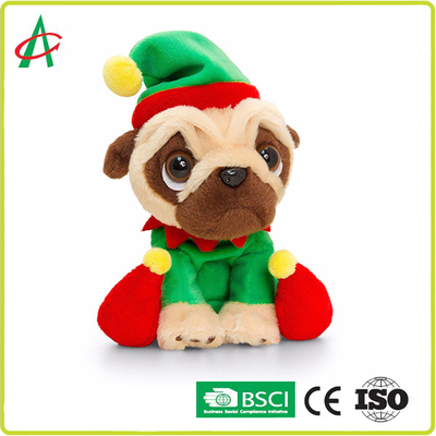 12インチの音楽的なPlushおもちゃ、多彩なOEMの歌うクリスマス犬
