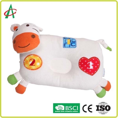 ポリエステル線維Plush牛枕、28cmx22cmの子供の動物の枕