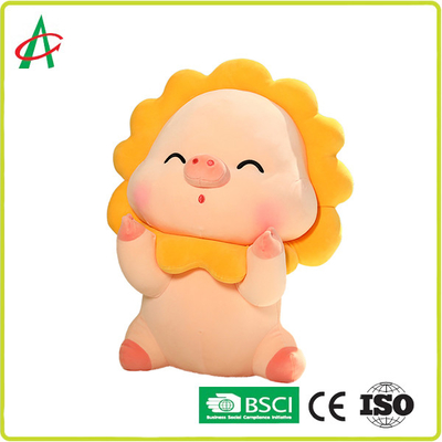 ブタのPlushおもちゃの人形の枕日曜日はおもちゃのベッドの極度の柔らかいPlushおもちゃのクリスマスのプレゼントを形づける