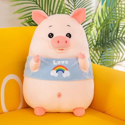 OEMの洗濯できる20inかわいいブタの女の子のためのPlushおもちゃの枕