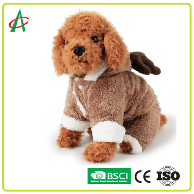 BSCIのクリスマスの主題のPlushペットは急な締める物によって着る