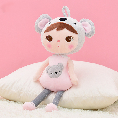 洗濯できる漫画の女の子のPlushおもちゃがアゾを置く18inは放す