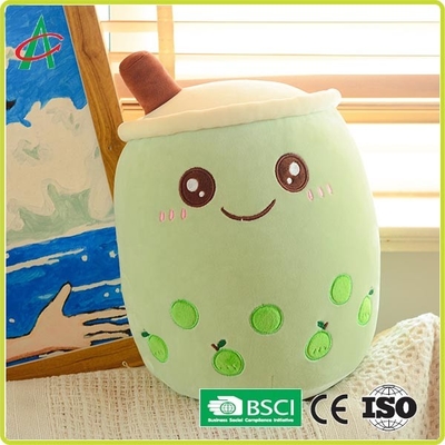 刺繍されたEmojiのOEMの泡茶Plush枕