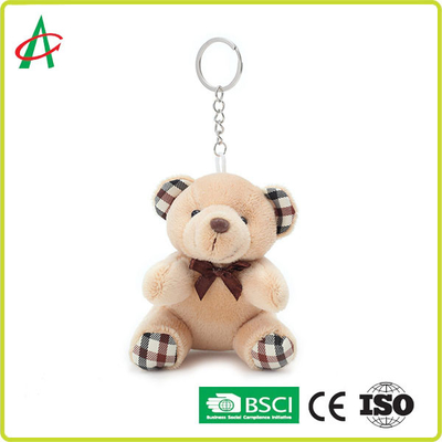 証明されたPPの綿は小型詰められたくまKeychain BSCIを満たした