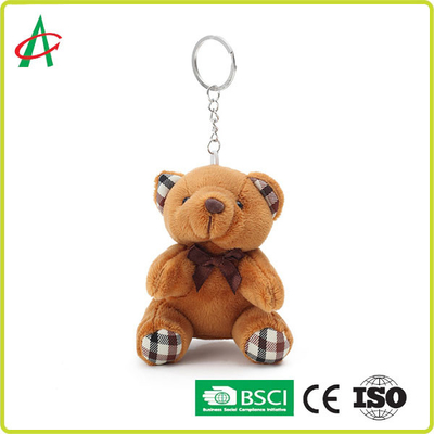 証明されたPPの綿は小型詰められたくまKeychain BSCIを満たした