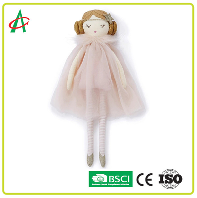 バレエの服のBSCI EN71 PPの綿によって詰められるPlush人形