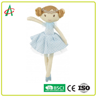 バレエの服のBSCI EN71 PPの綿によって詰められるPlush人形