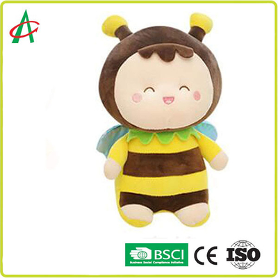 ポリプロピレンPlush満ちるポリエステル生地の蜂のPlushおもちゃ