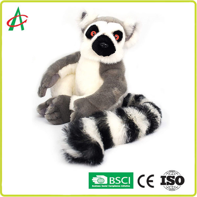 かわいい10"苛立ちのマダガスカルのLemurのPlushおもちゃ無し