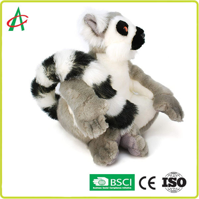 かわいい10"苛立ちのマダガスカルのLemurのPlushおもちゃ無し
