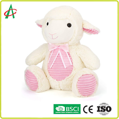 苛立ち20cm PPの綿PVのビロードのヒツジのPlushおもちゃ無し