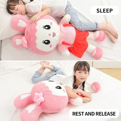 ISO9001 ASTM 40"無毒でかわいいウサギのPlush枕